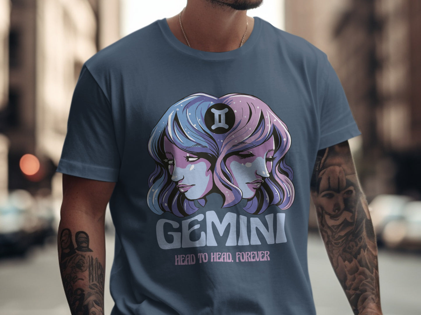 Gemini Head to Head Forever Graphic T-Shirt