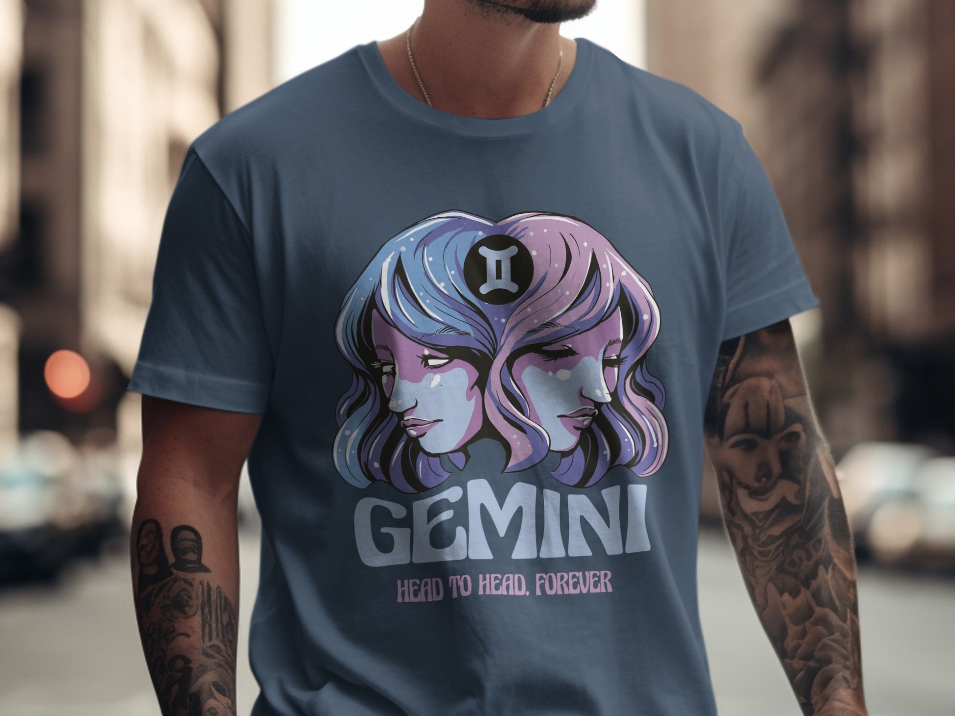 Gemini Head to Head Forever Graphic T-Shirt
