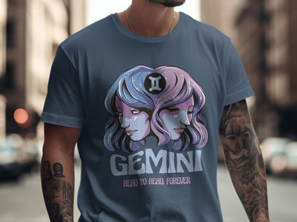 Gemini Head to Head Forever Graphic T-Shirt