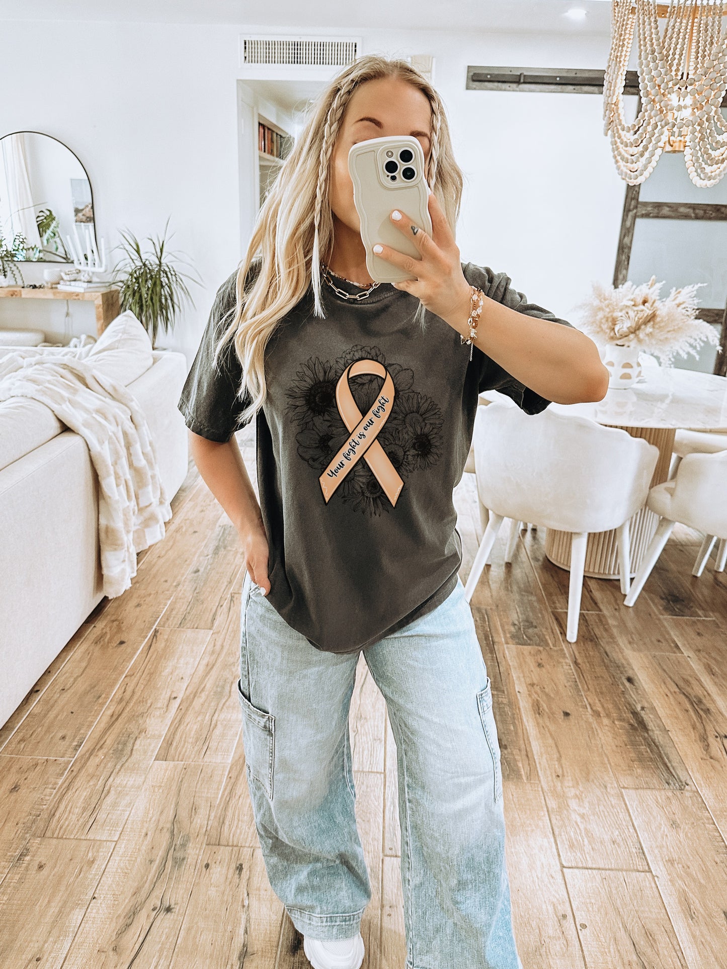 Stay Strong Inspirational Ribbon T-Shirt