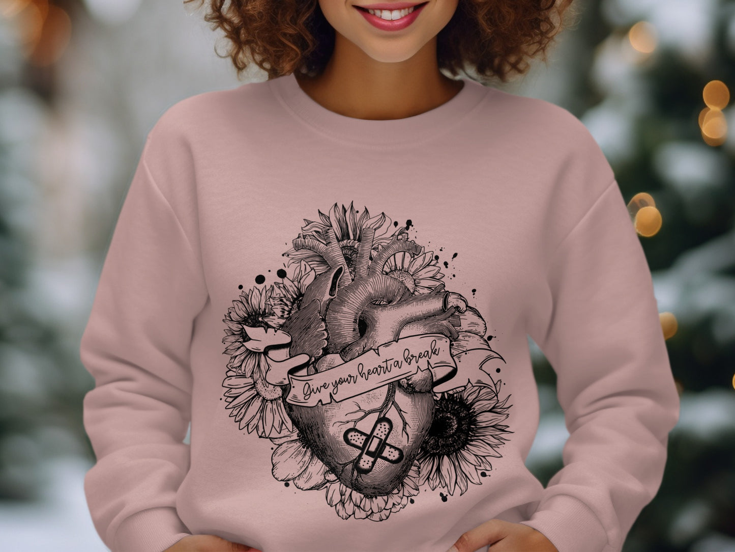 Give Your Heart Away Graphic Sweatshirt