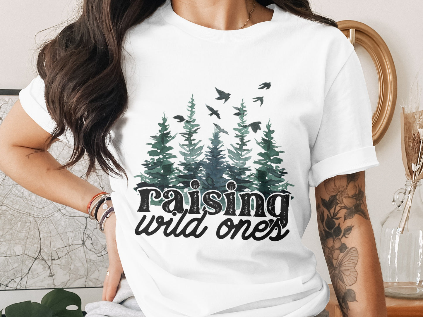 Raising Wild Ones Nature Inspired Graphic Tee