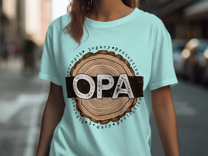 OPA Strength Legacy Protection Graphic T-shirt