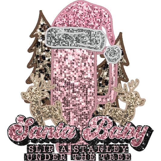 Santa Baby Slip A Stanley Under The Tree Design
