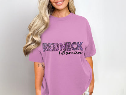 Redneck Woman Graphic Tee Casual T-Shirt for Women