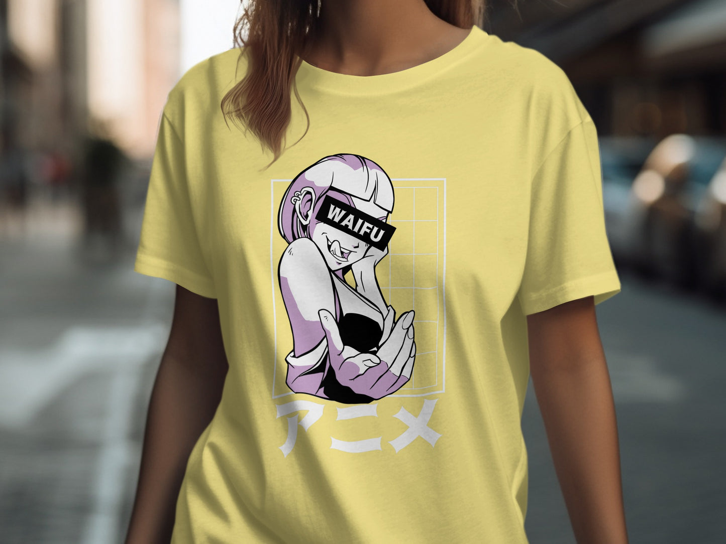 Anime Waifu Character Graphic Tee Product