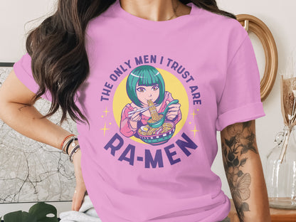 The Only Men I Trust Are Ramen Graphic T-shirt