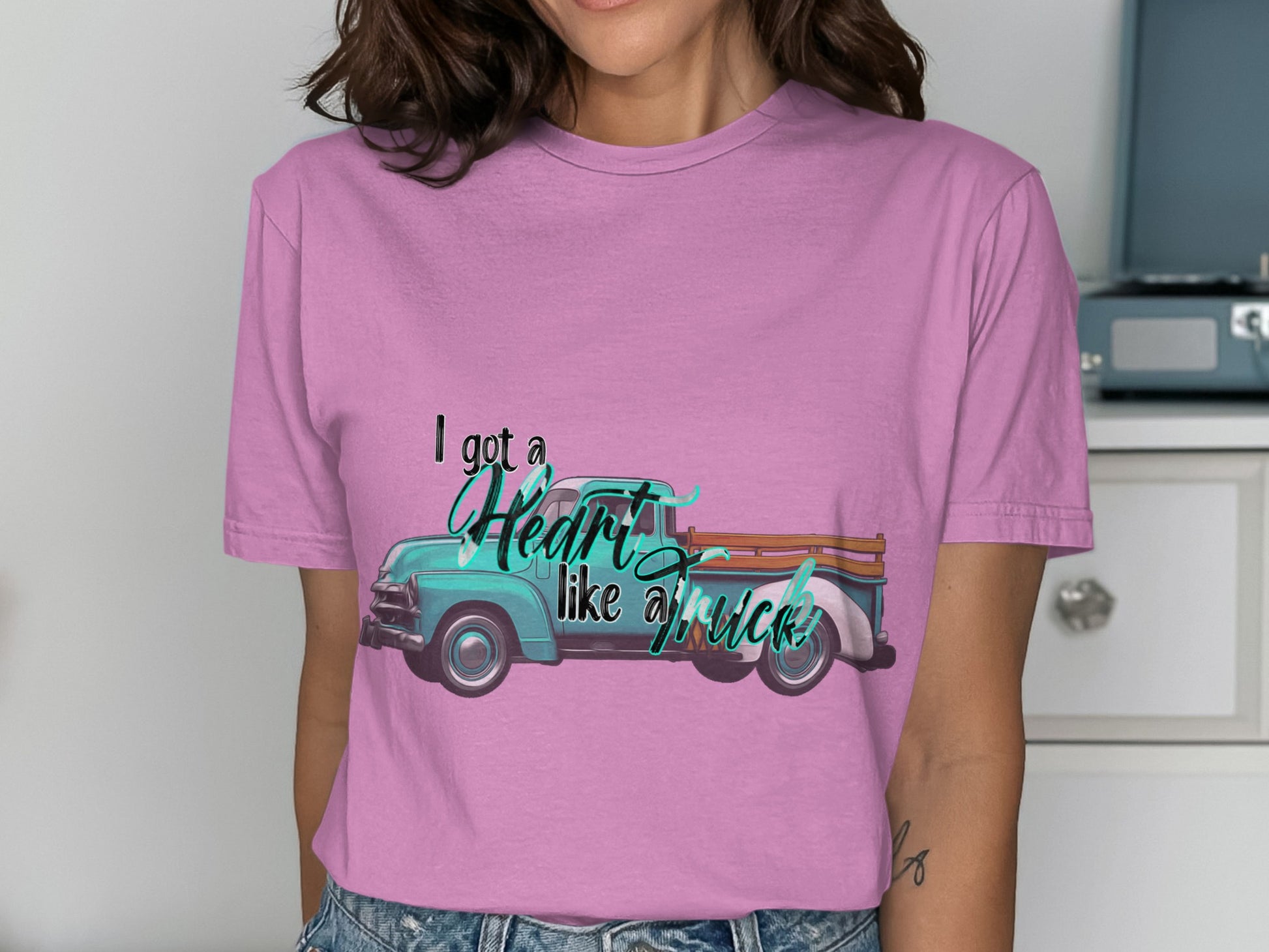I Got a Heart Like a Truck Graphic T-shirt