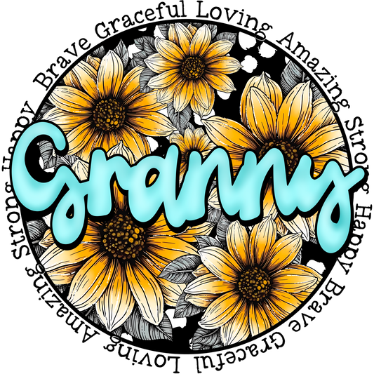 Granny Brave Graceful Loving Amazing Strong Happy product