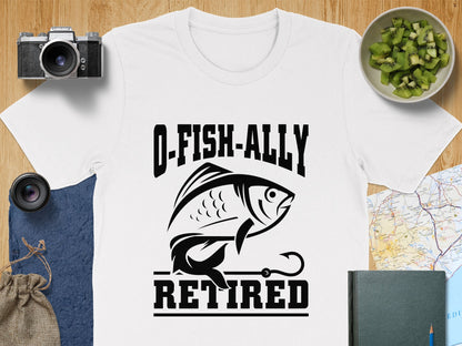 O-Fish-Ally Retired Graphic Print Shirt Product