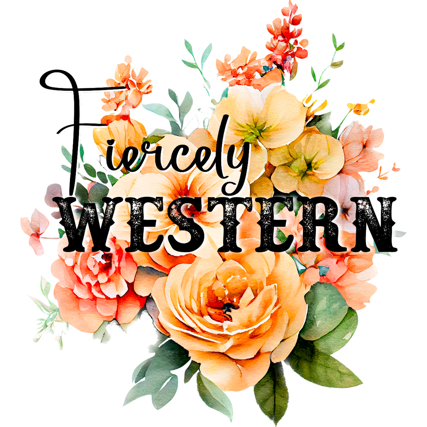 Fiercely Western Floral Design Accessory Product
