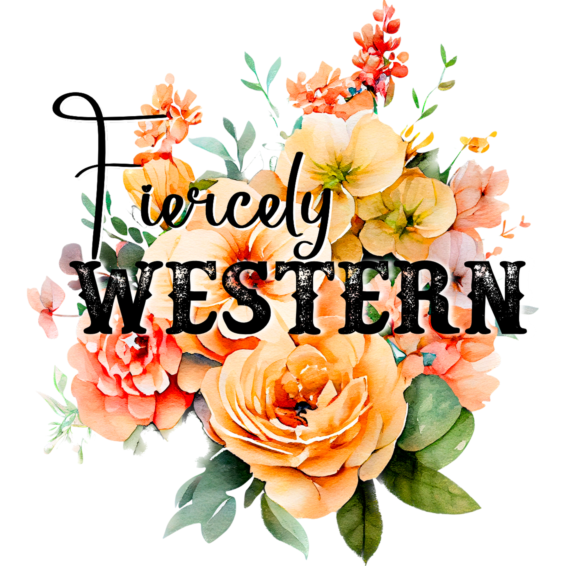 Fiercely Western Floral Design Accessory Product