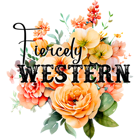 Fiercely Western Floral Design Accessory Product