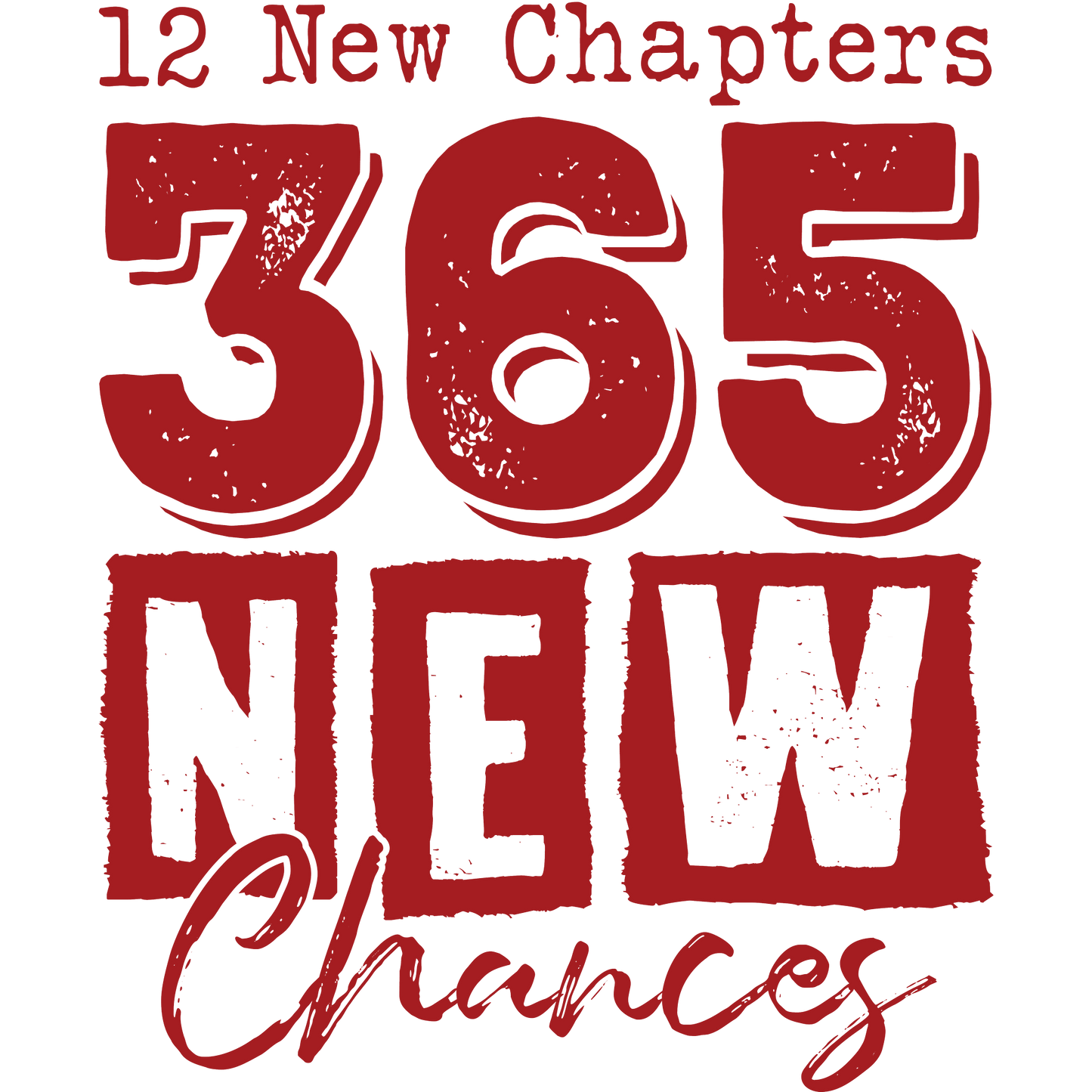12 New Chapters 365 New Chances motivational product