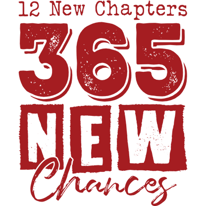 12 New Chapters 365 New Chances motivational product