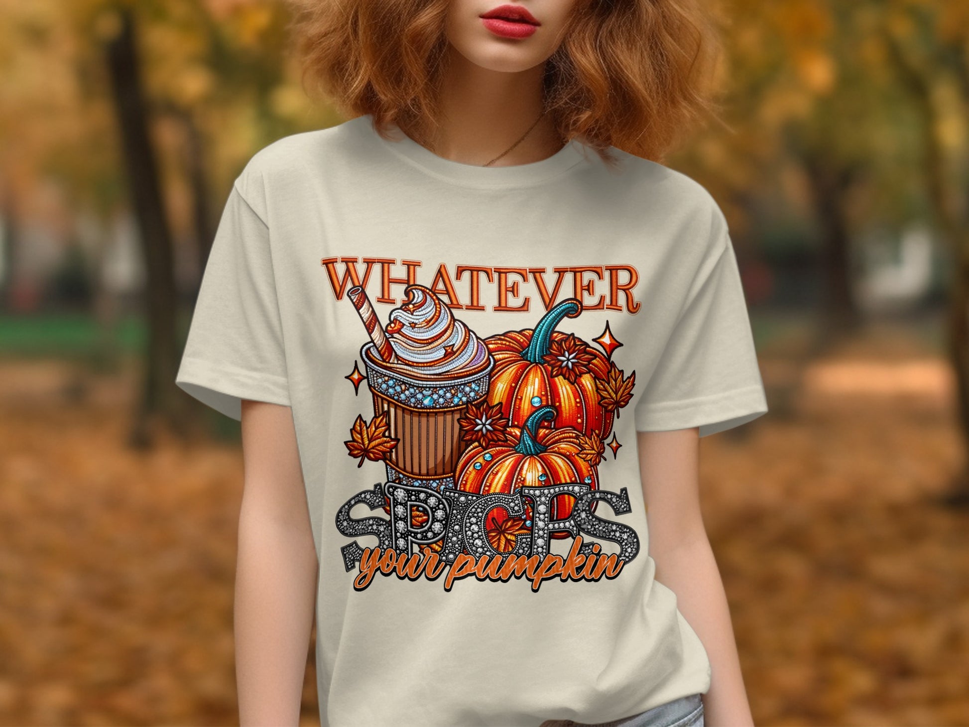 Whatever Spices Your Pumpkin Autumn T-shirt