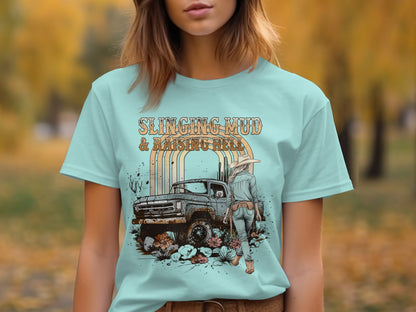 Slinging Mud and Raising Hell Graphic T-Shirt