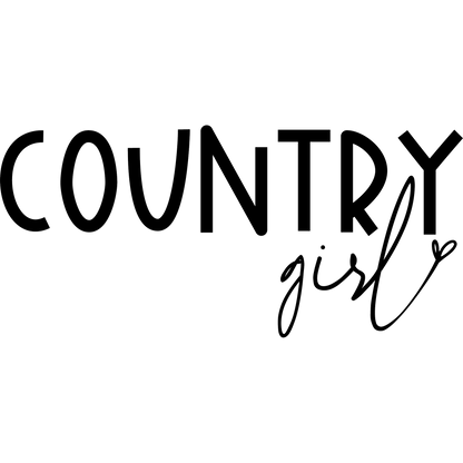 Country Girl Graphic Design Product Suitable for Fans