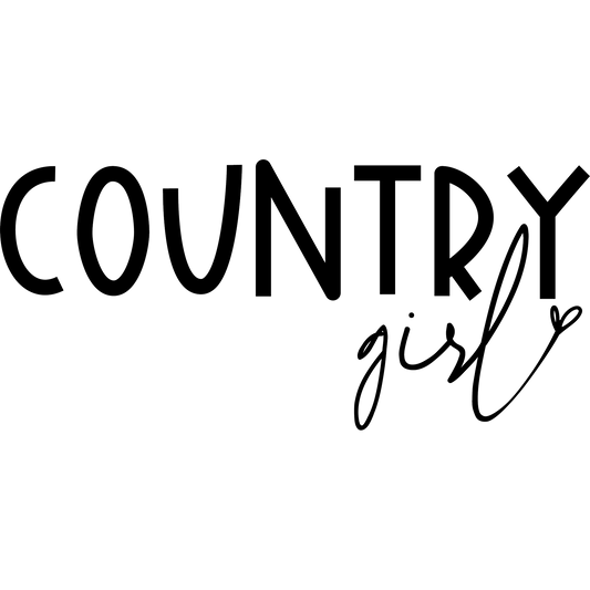 Country Girl Graphic Design Product Suitable for Fans