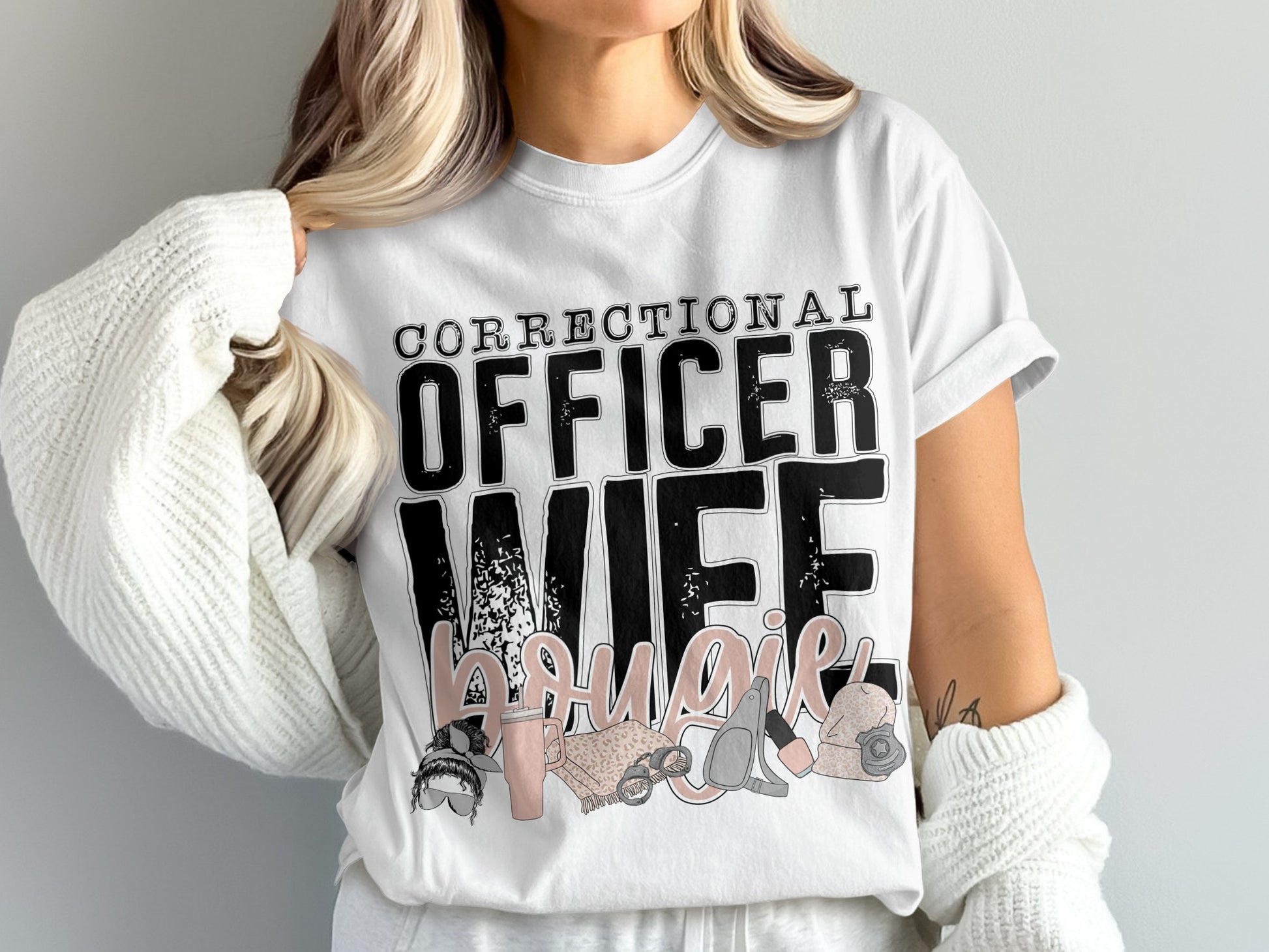 Correctional Officer Wife Bougie Shirt