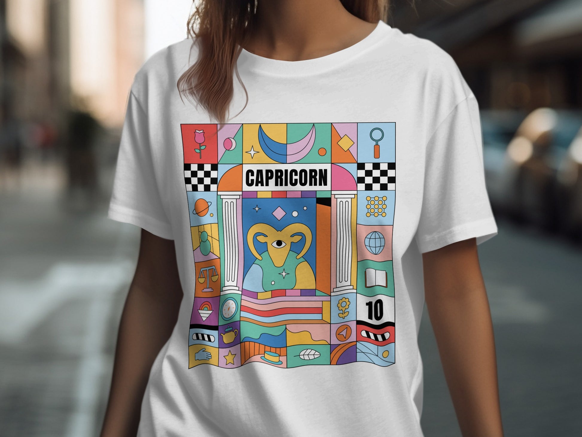 Capricorn Horoscope Themed Graphic Shirt