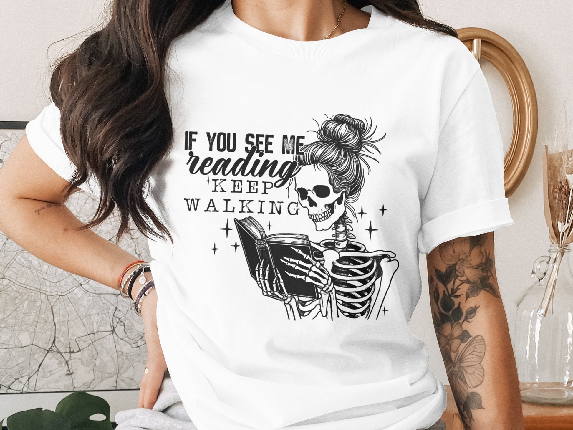If You See Me Reading Keep Walking Shirt