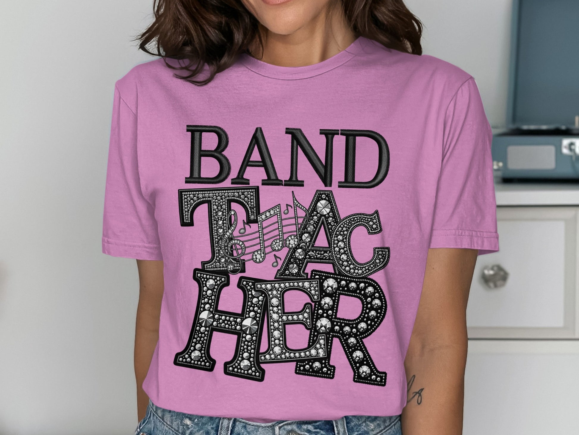 Band Teacher Graphic Casual Short Sleeve T-Shirt