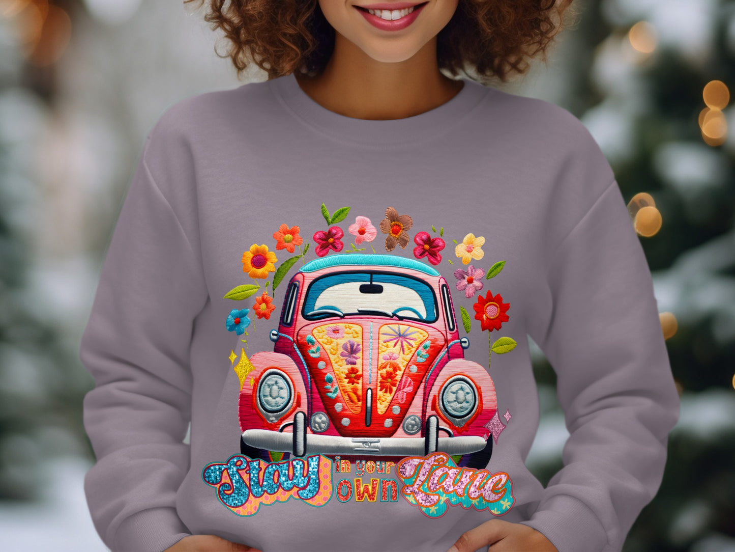 Play Your Own Tune Colorful Car Sweatshirt Product