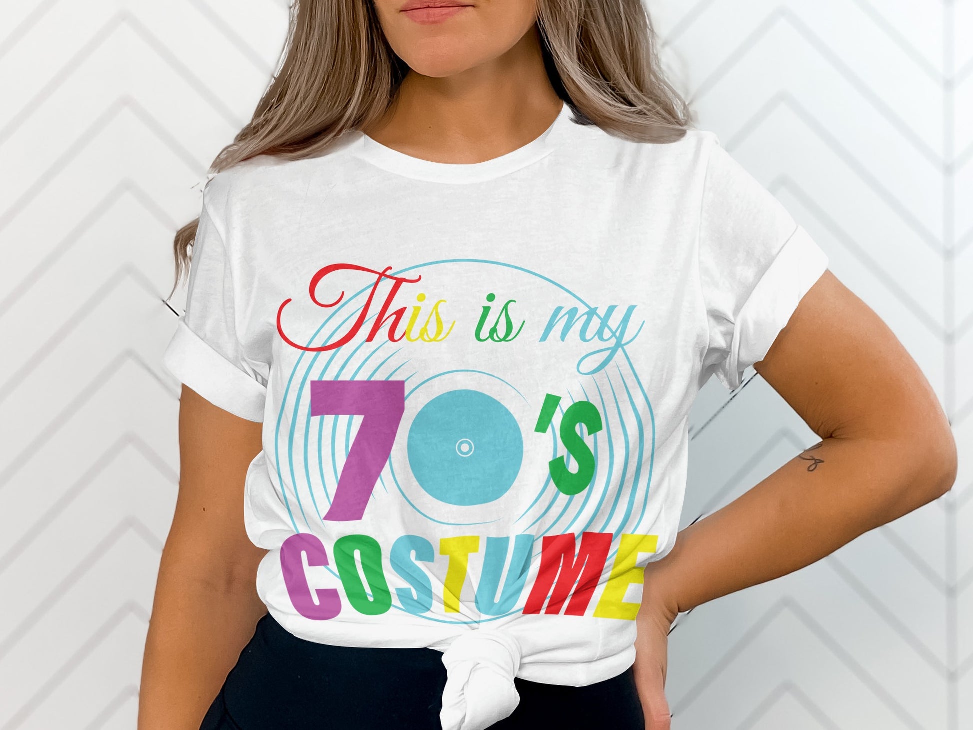 This is My 70's Costume Themed T-Shirt Product