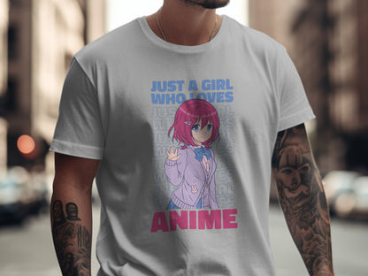 Just A Girl Who Loves Anime T-shirt Product