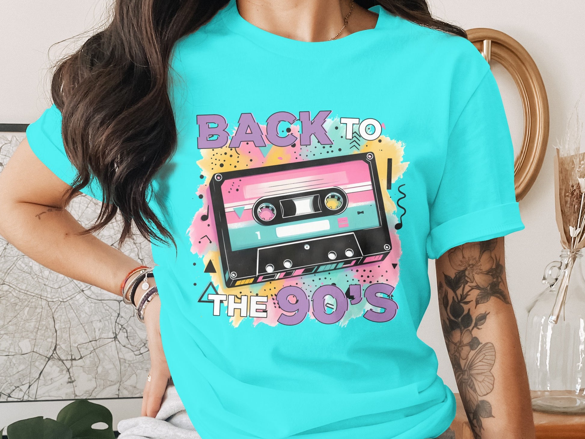 Back to the 90's Cassette Tape Graphic Tee product