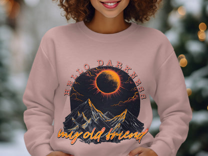 Hello Darkness My Old Friend Sweatshirt Design