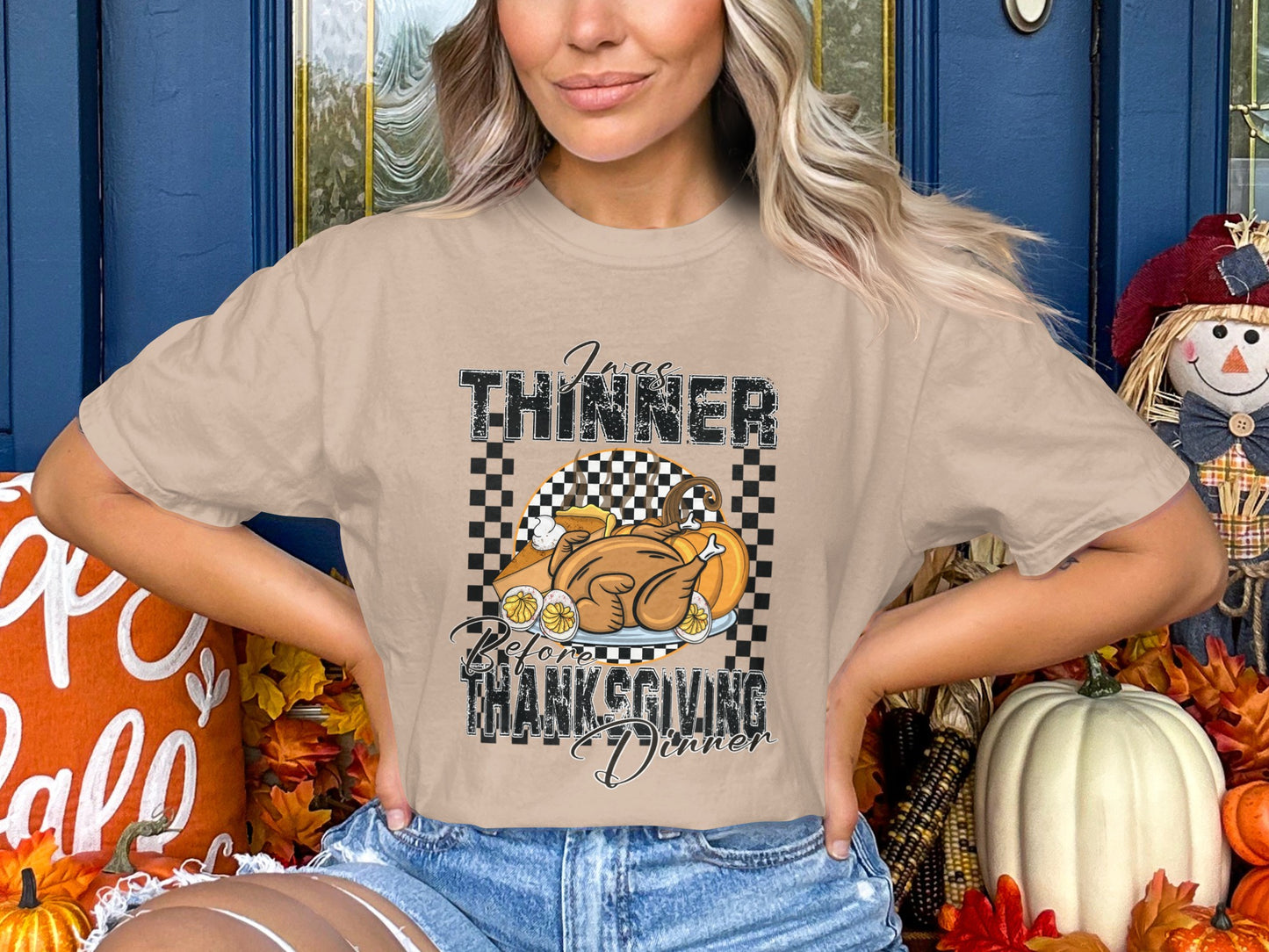 Eat Thinner Before Thanksgiving Dinner shirt