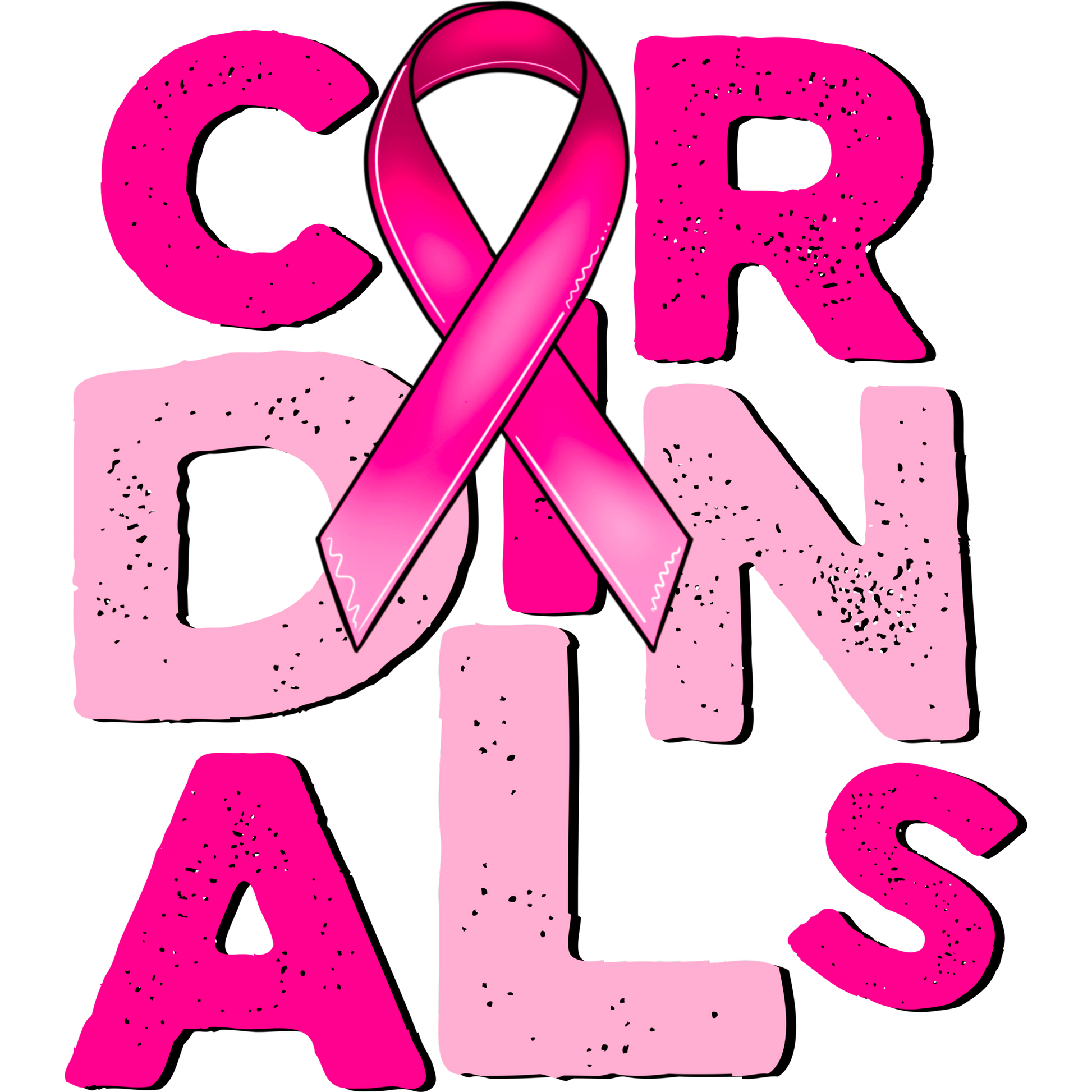 Cardinals Breast Cancer Awareness Graphic Decoration