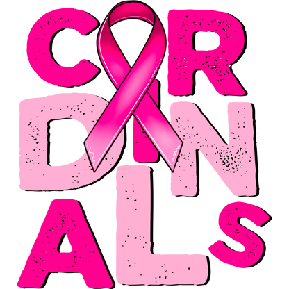 Cardinals Breast Cancer Awareness Graphic Decoration
