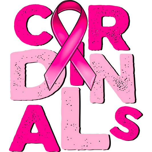 Cardinals Breast Cancer Awareness Graphic Decoration