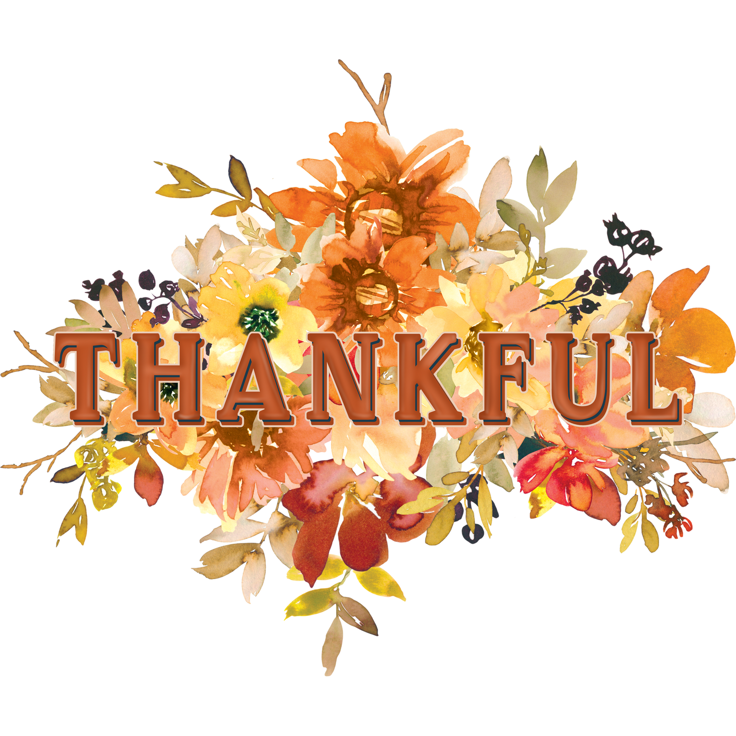 Thankful Autumn Floral Arrangement for Seasonal Decor