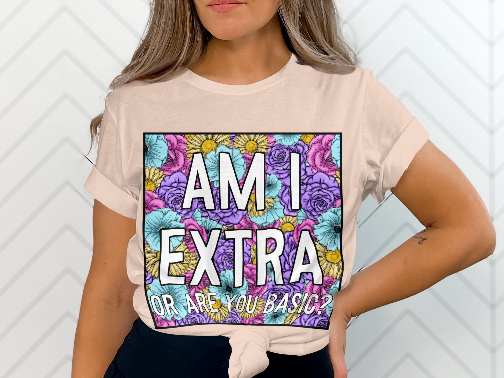 Am I Extra Or Are You Basic Graphic T-shirt