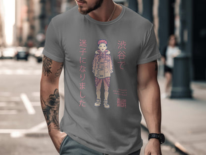 Stylish Anime Outdoor Scene Streetwear T-Shirt