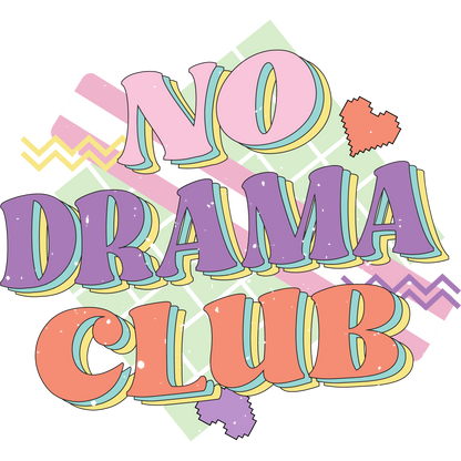 Fun No Drama Club Vibrant Themed product