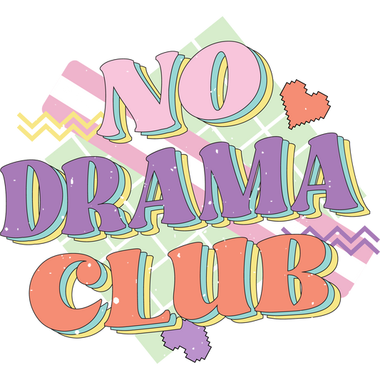 Fun No Drama Club Vibrant Themed product