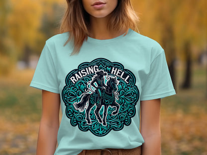 Raising Hell Graphic Tee shirt