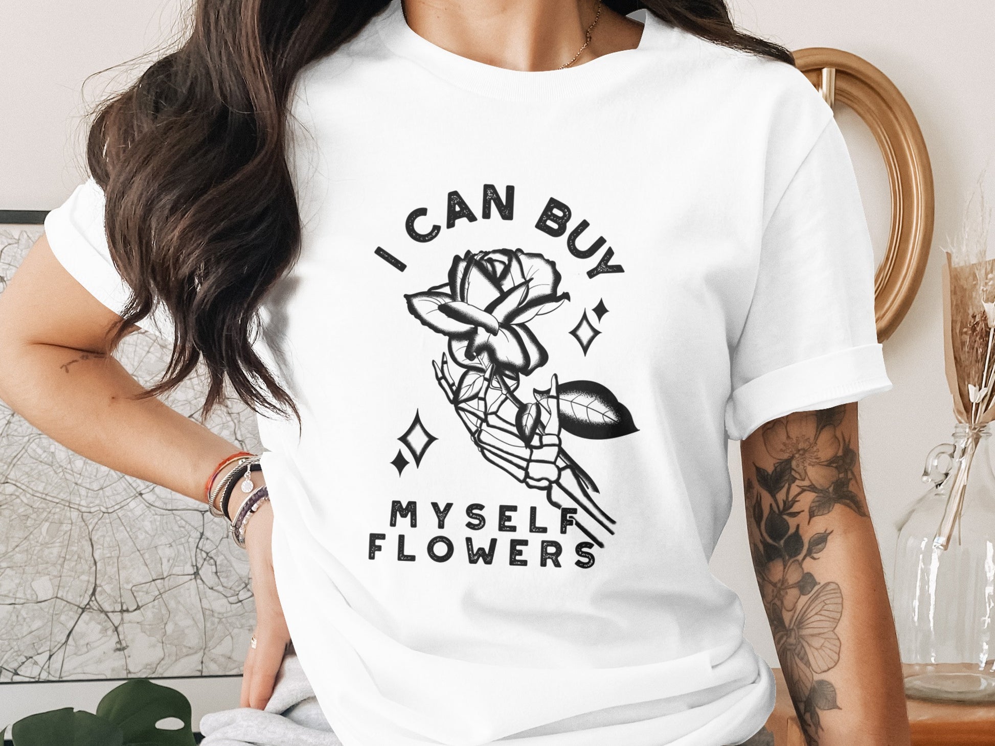 I Can Buy Myself Flowers Comfortable Graphic Tee