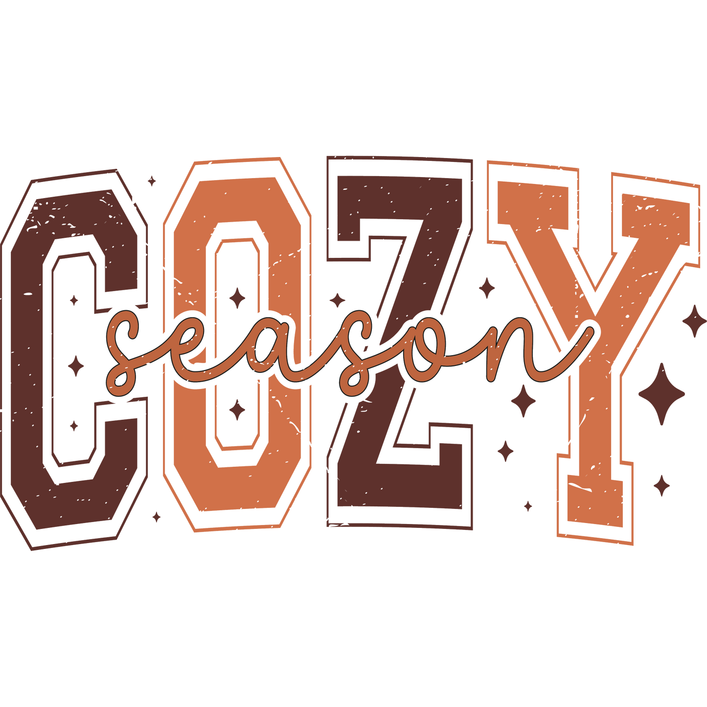 Cozy Season Graphic Design for Home Decor Product