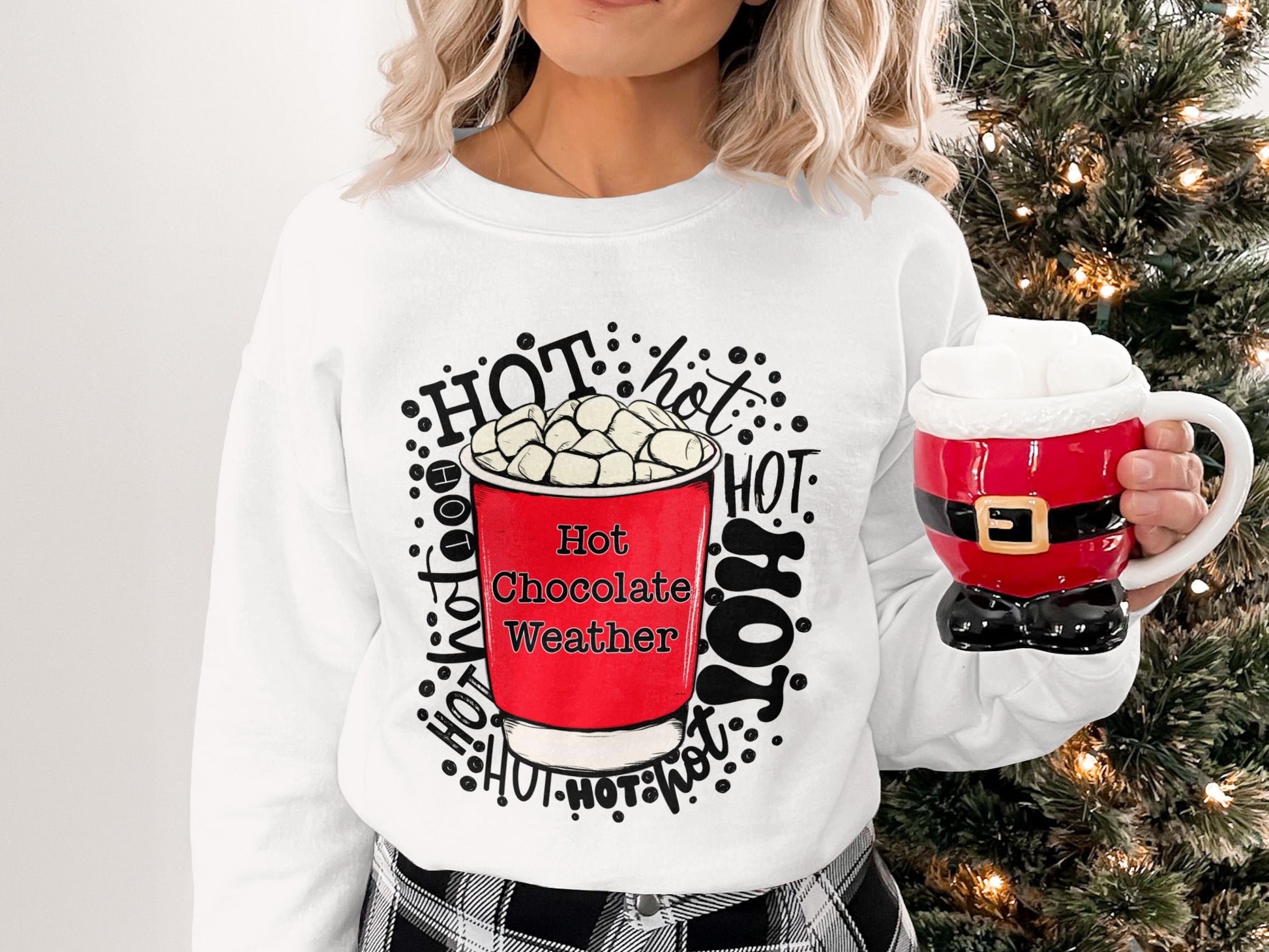 Hot Chocolate Weather Festive Sweatshirt Product
