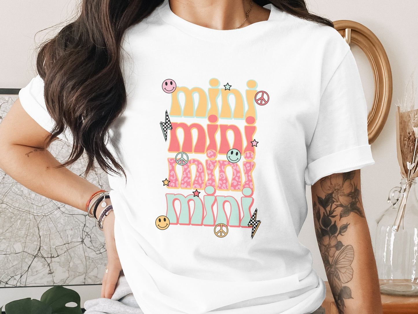 Colorful Mini Design Graphic Tee Product