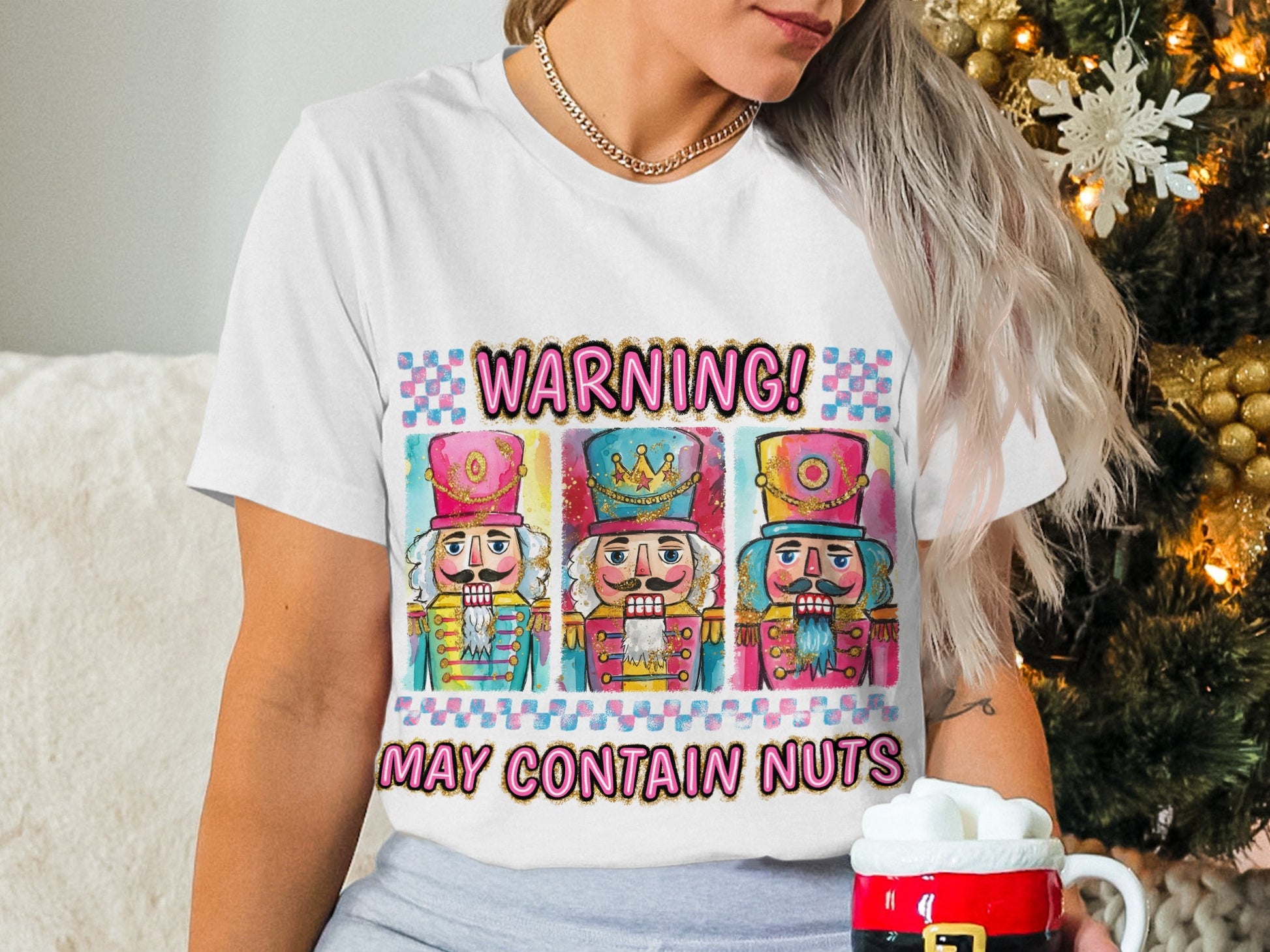 Warning May Contain Nuts Nutcracker T-Shirt