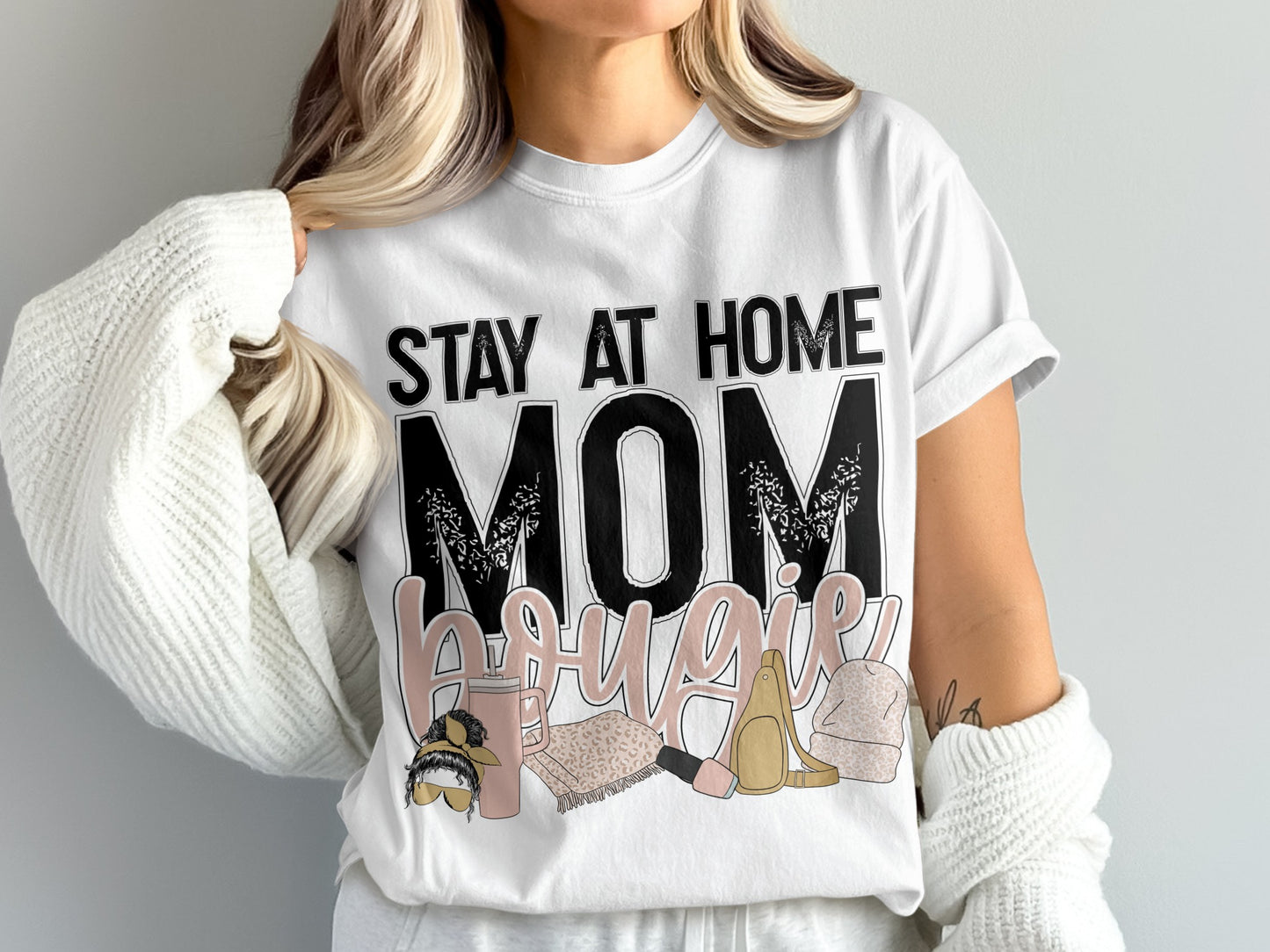 Stay at Home Mom Bougie Graphic Tee