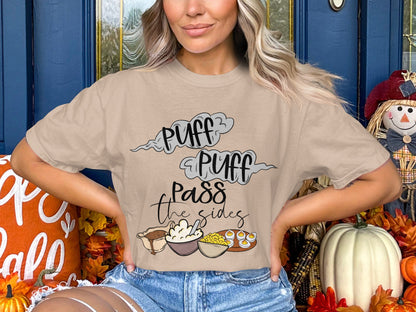 Puff Puff Pass The Sides Graphic Tee