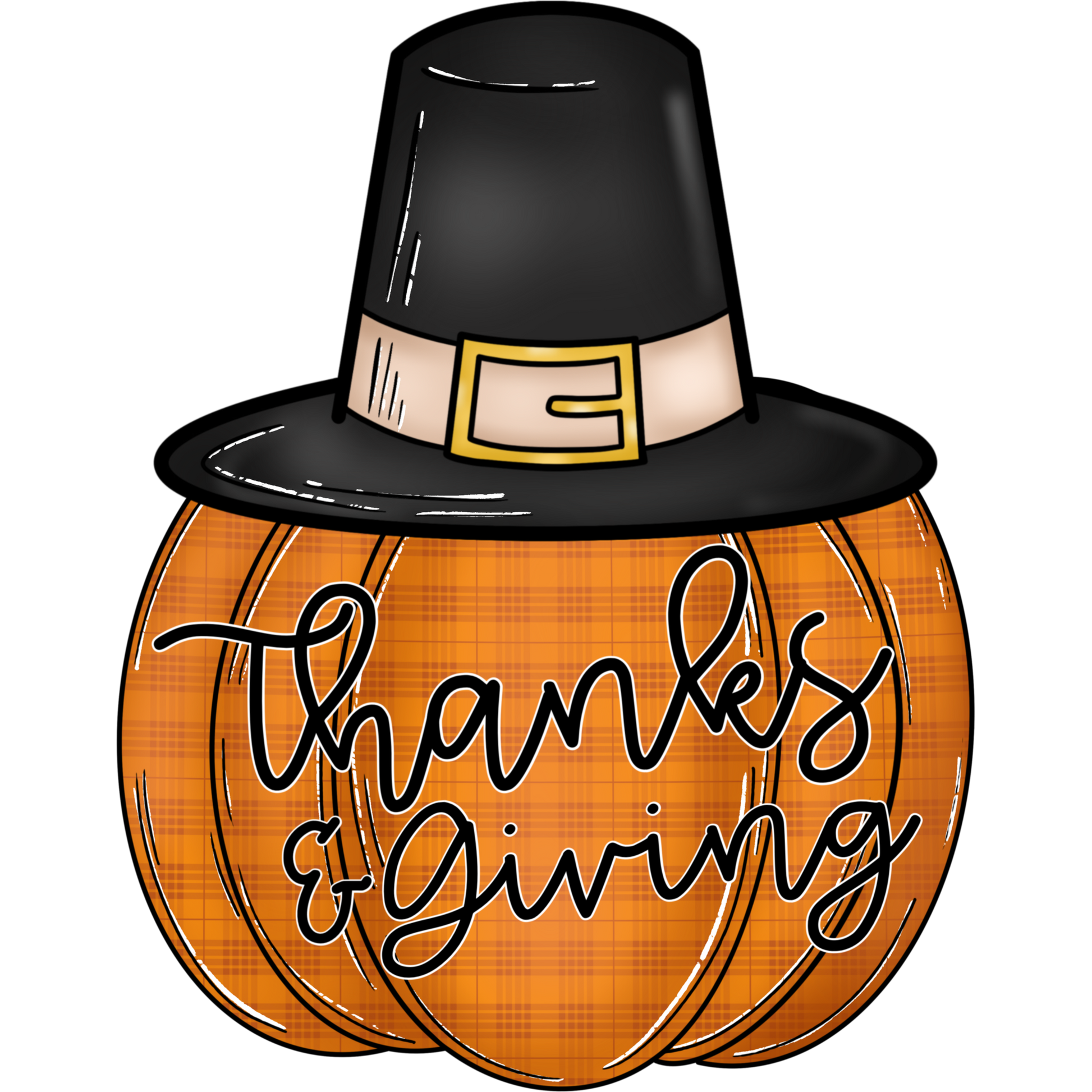 Thanks and Giving Pumpkin Thanksgiving Decoration